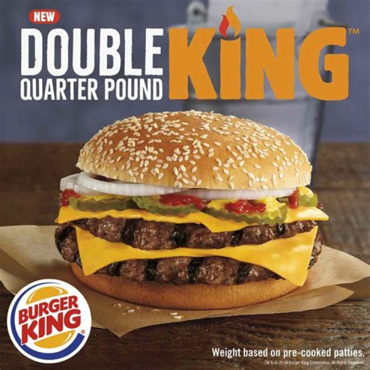 The King's Double Quarter Pound Masterpiece