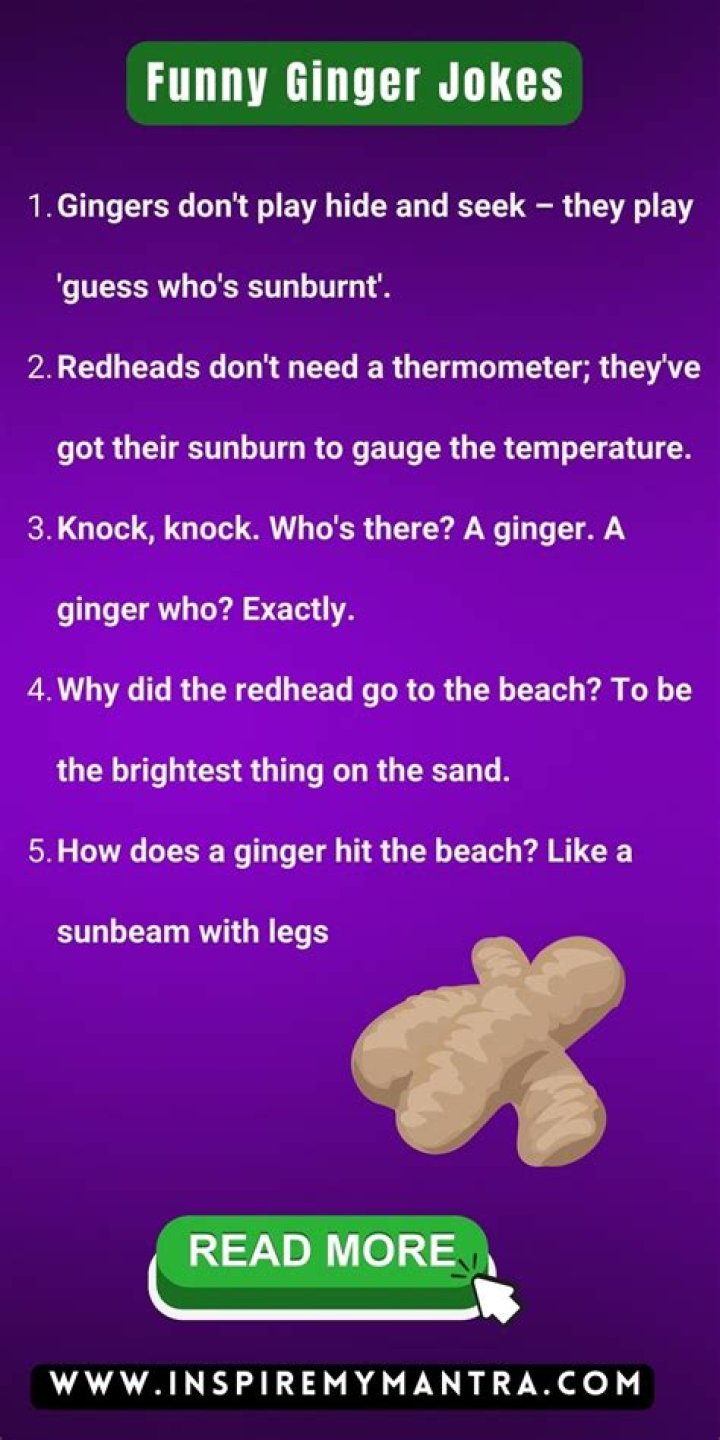 The Funniest Ginger Jokes You'll Ever Hear