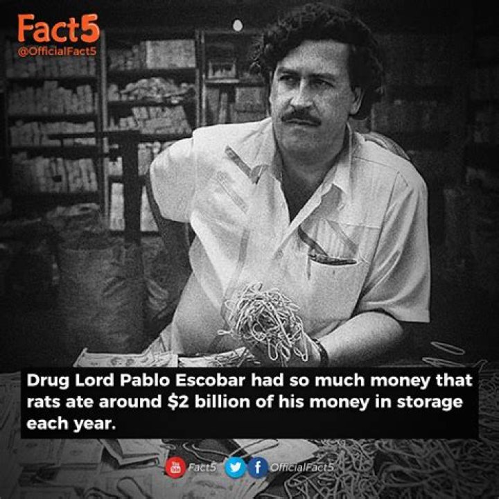 Revealed: The Staggering Net Worth Of Pablo Escobar