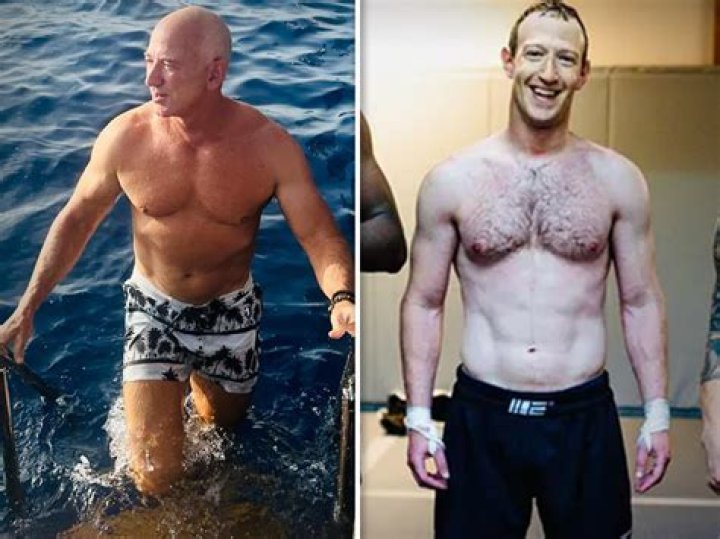 Jeff Bezos Shirtless In Rare Sighting