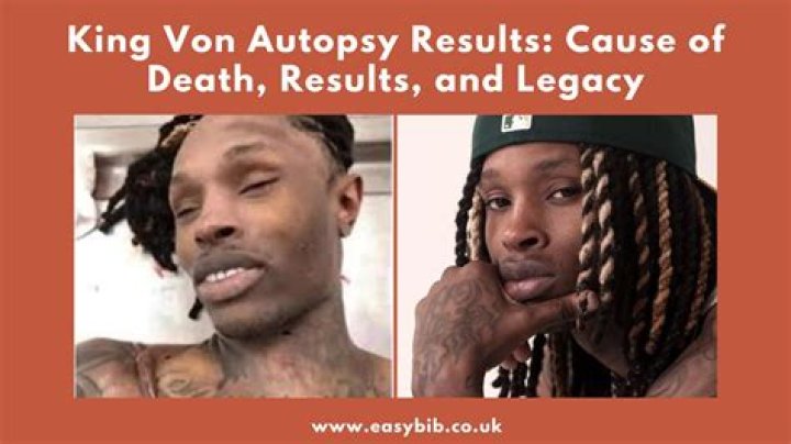 King Von's Autopsy Photos: A Dark Reminder Of Violence's Toll