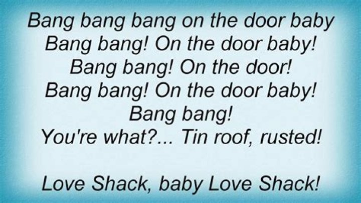 The Ultimate "Love Shack" Lyrics: Sing Along To The Iconic Hit