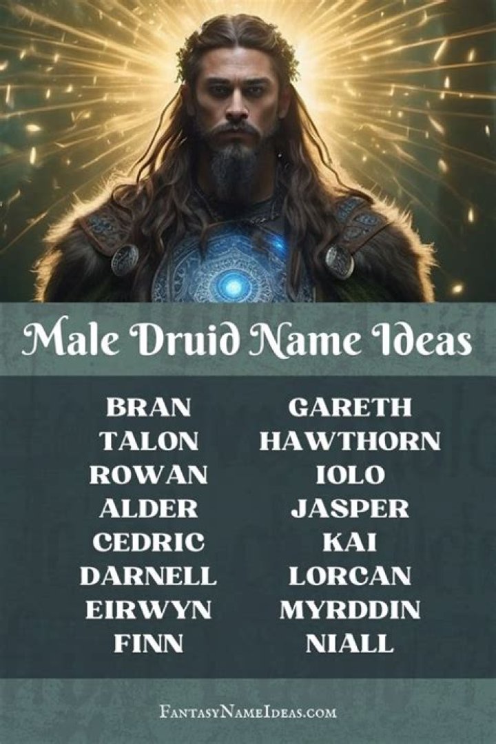 Imaginative And Enchanting: Nature Druid Names