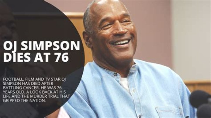 The Real Reason Behind O.J. Simpson's Shocking Death: Cancer