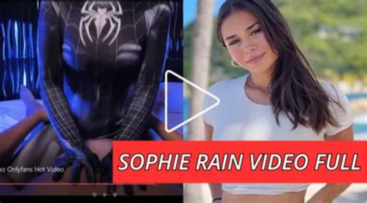 Uncensored Sophie Rain Spiderman Video Leaked: Full Scandal Exposed