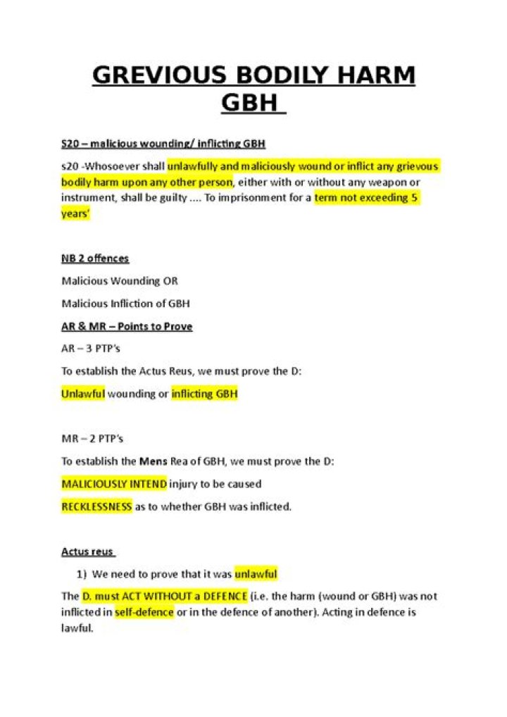 Uncover The Facts: What Is A GBH Charge And Its Implications?